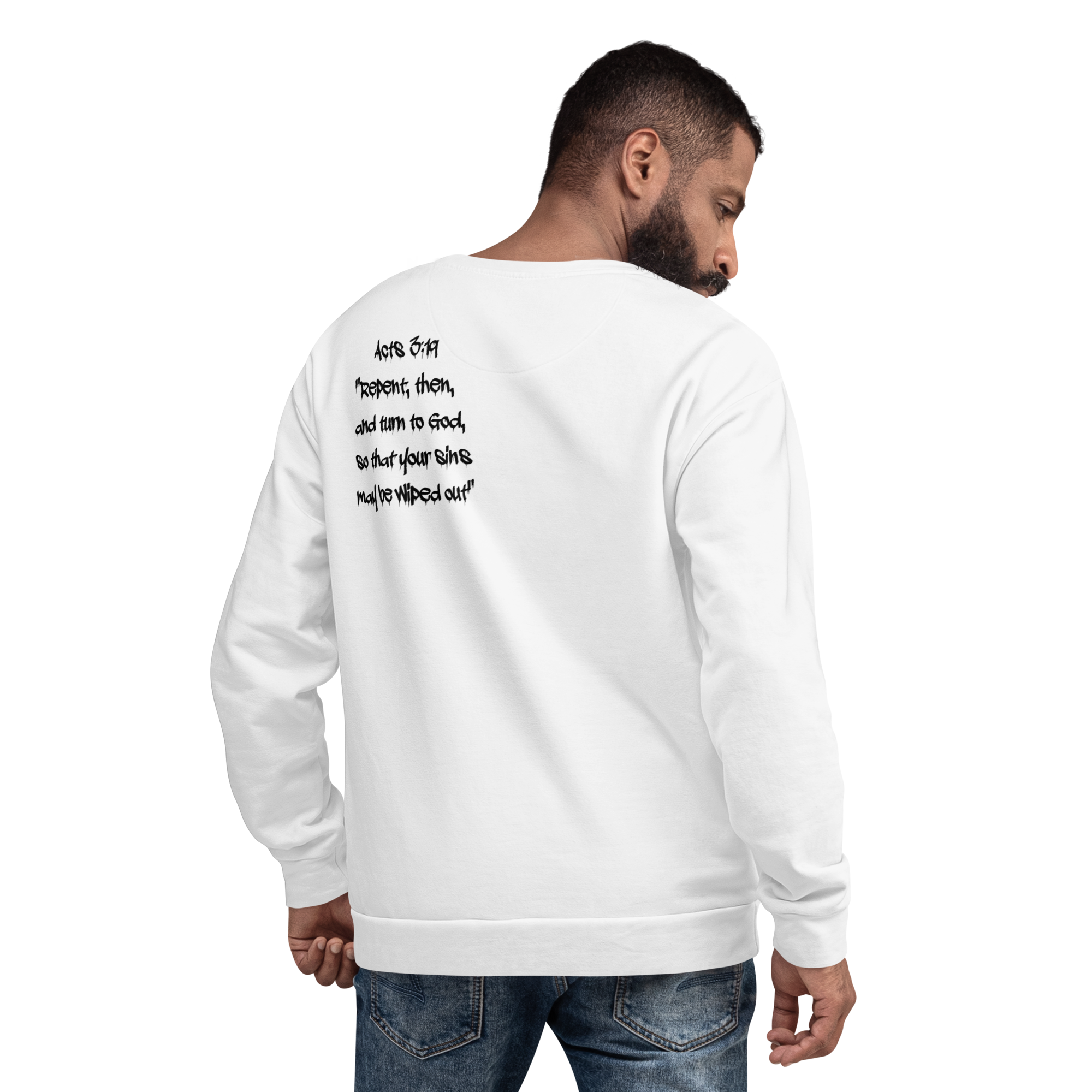 REPENT. Men's Graphic Sweatshirt