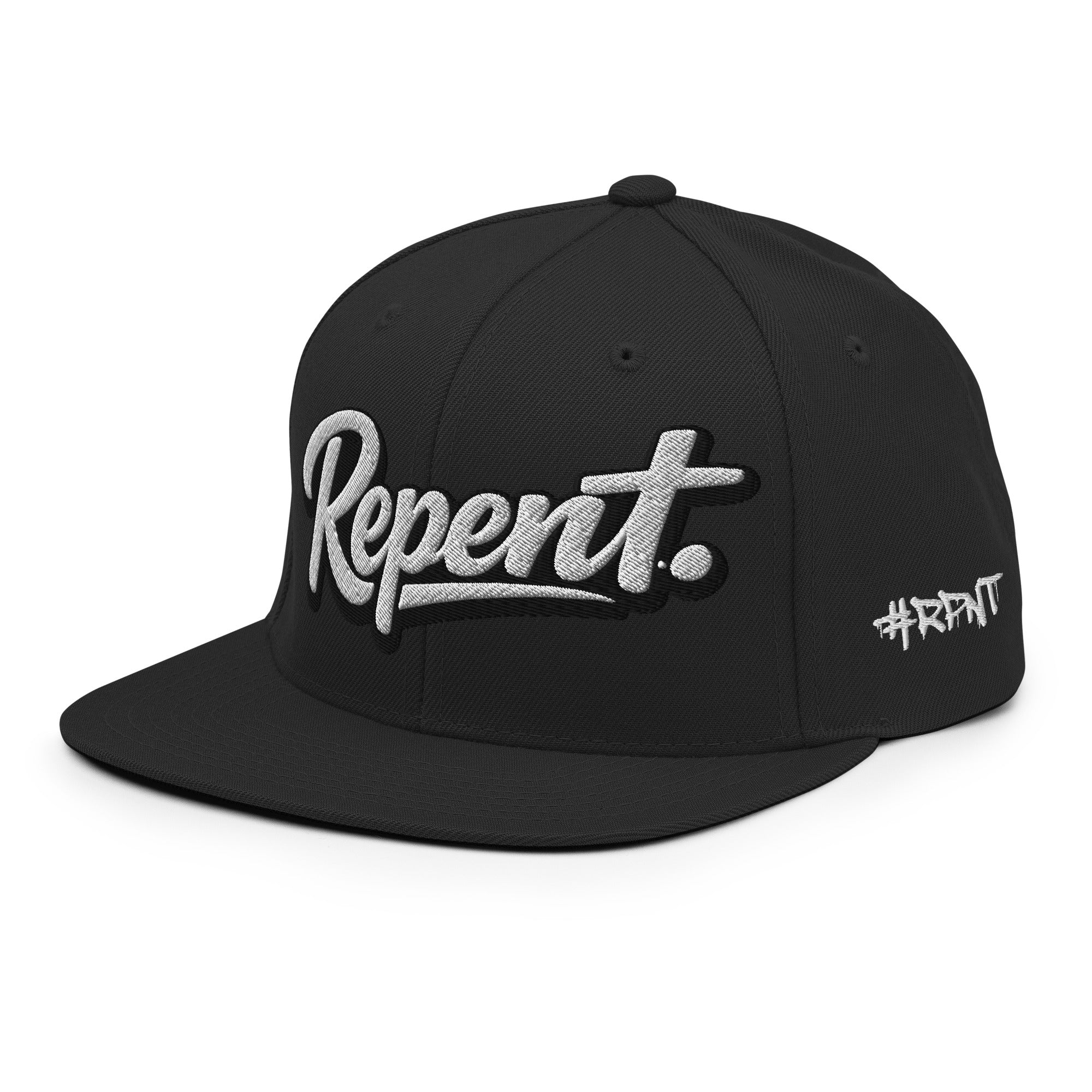 REPENT. Classic Snapback Hat